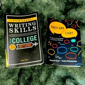 Two college English writing books